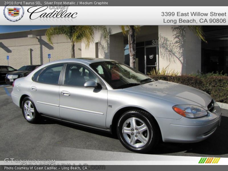 Silver Frost Metallic / Medium Graphite 2000 Ford Taurus SEL