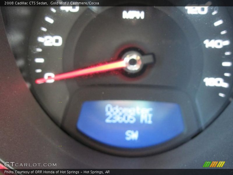 Gold Mist / Cashmere/Cocoa 2008 Cadillac CTS Sedan