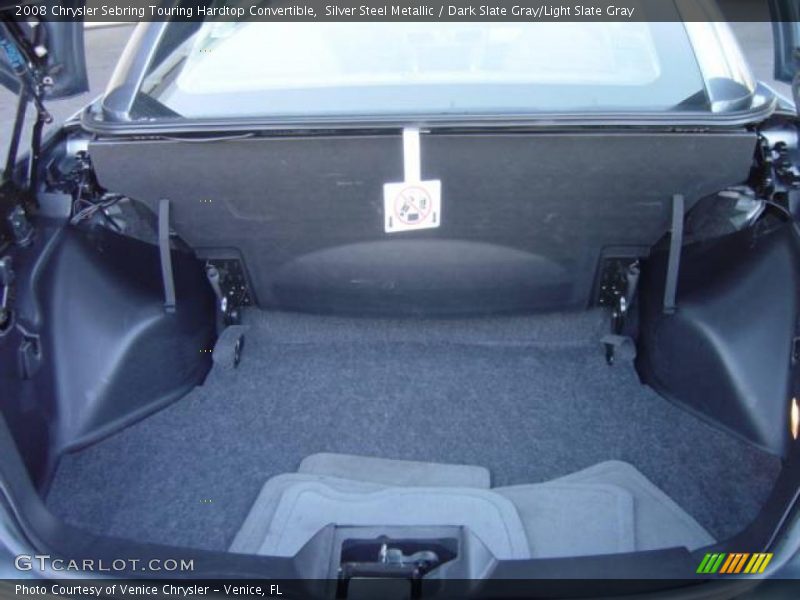 Silver Steel Metallic / Dark Slate Gray/Light Slate Gray 2008 Chrysler Sebring Touring Hardtop Convertible