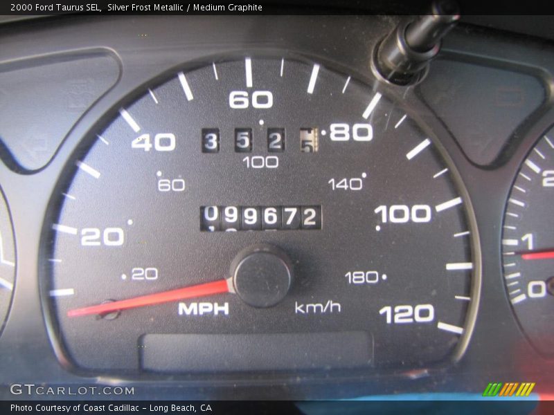 Silver Frost Metallic / Medium Graphite 2000 Ford Taurus SEL