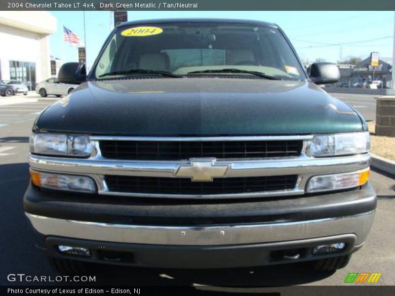 Dark Green Metallic / Tan/Neutral 2004 Chevrolet Tahoe LT 4x4