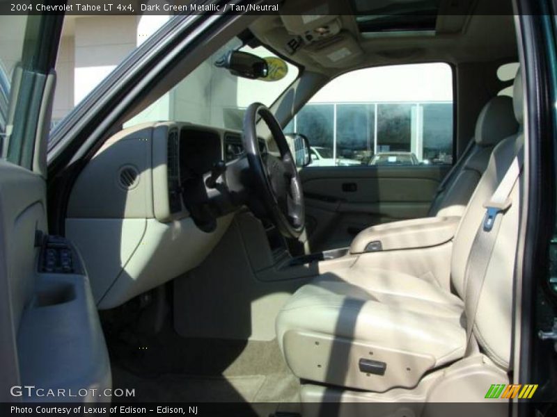 Dark Green Metallic / Tan/Neutral 2004 Chevrolet Tahoe LT 4x4