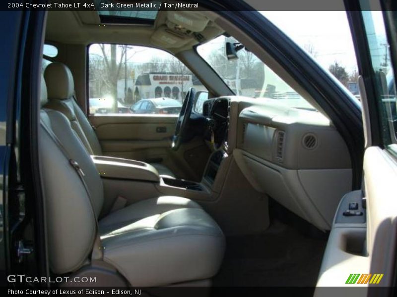 Dark Green Metallic / Tan/Neutral 2004 Chevrolet Tahoe LT 4x4