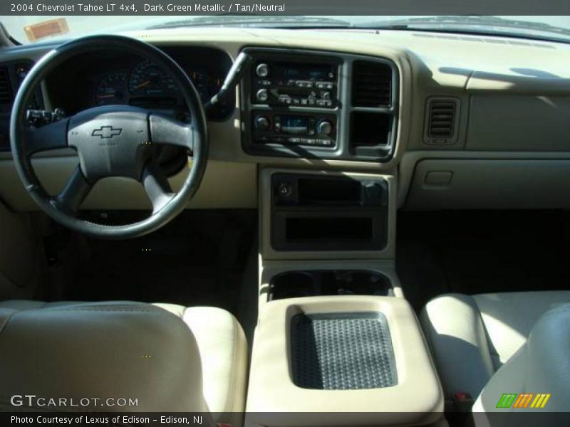 Dark Green Metallic / Tan/Neutral 2004 Chevrolet Tahoe LT 4x4