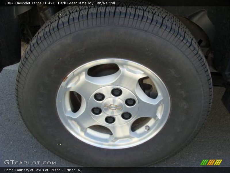 Dark Green Metallic / Tan/Neutral 2004 Chevrolet Tahoe LT 4x4