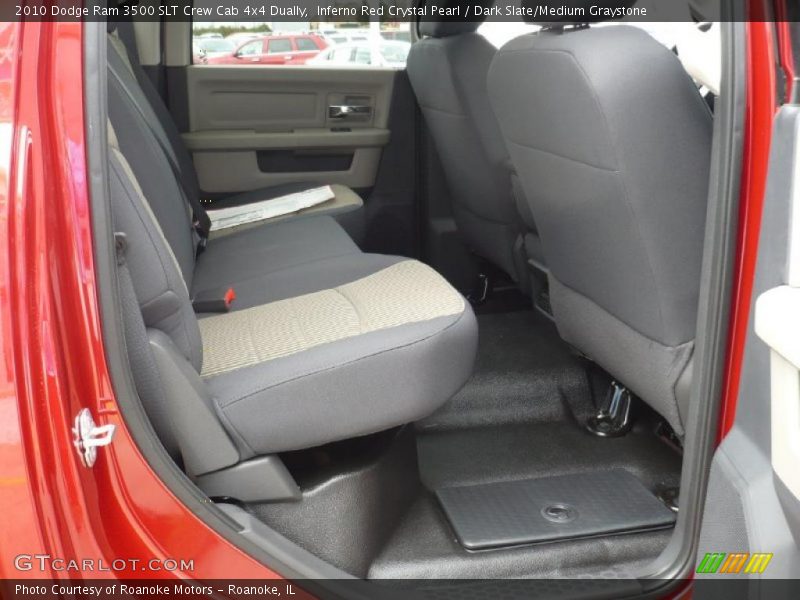 Inferno Red Crystal Pearl / Dark Slate/Medium Graystone 2010 Dodge Ram 3500 SLT Crew Cab 4x4 Dually