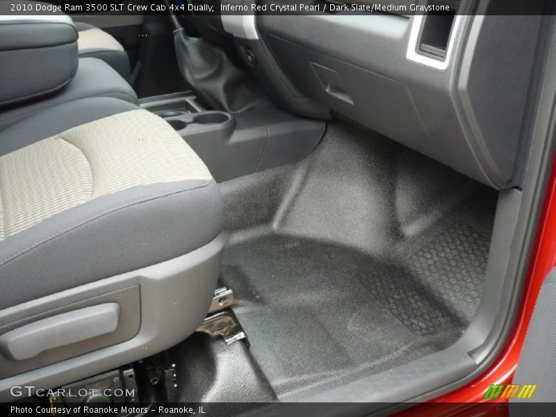 Inferno Red Crystal Pearl / Dark Slate/Medium Graystone 2010 Dodge Ram 3500 SLT Crew Cab 4x4 Dually