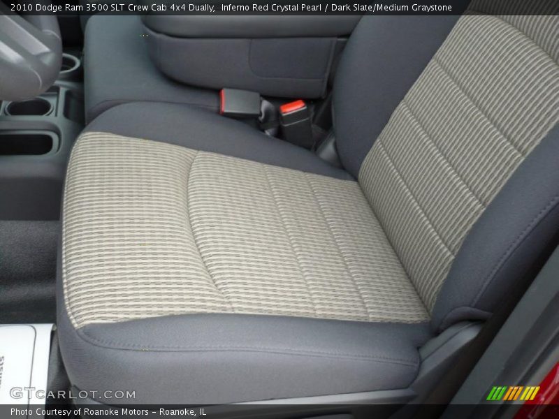 Inferno Red Crystal Pearl / Dark Slate/Medium Graystone 2010 Dodge Ram 3500 SLT Crew Cab 4x4 Dually
