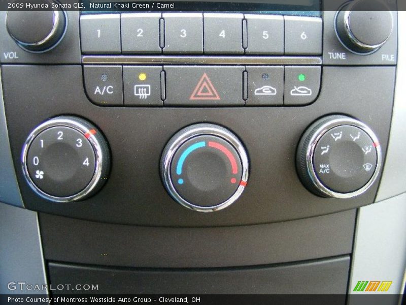 Natural Khaki Green / Camel 2009 Hyundai Sonata GLS