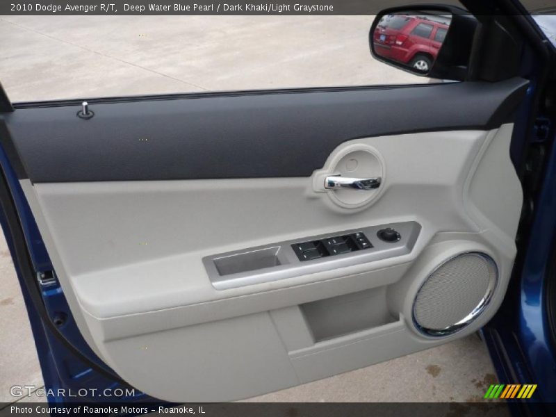 Deep Water Blue Pearl / Dark Khaki/Light Graystone 2010 Dodge Avenger R/T