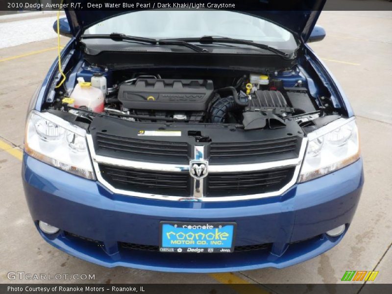 Deep Water Blue Pearl / Dark Khaki/Light Graystone 2010 Dodge Avenger R/T