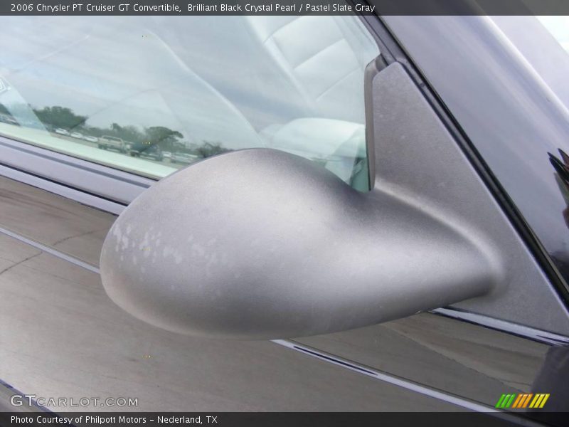 Brilliant Black Crystal Pearl / Pastel Slate Gray 2006 Chrysler PT Cruiser GT Convertible
