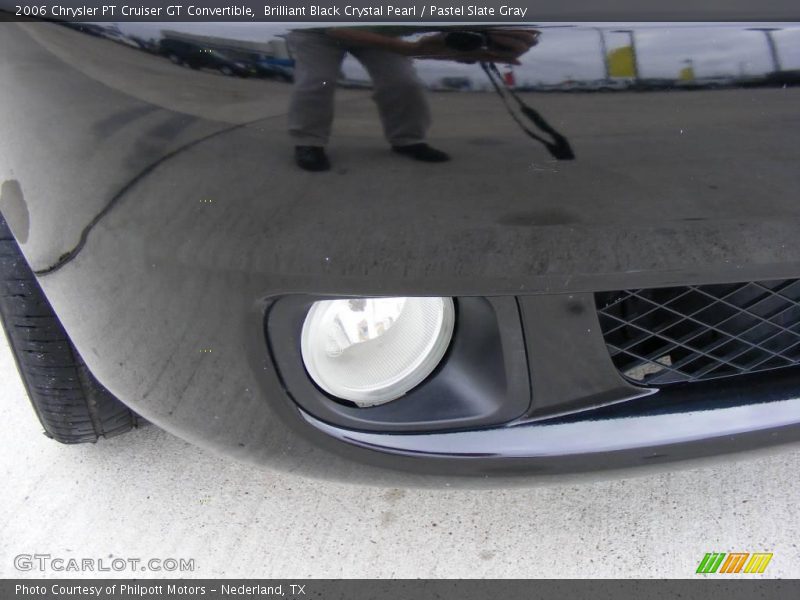 Brilliant Black Crystal Pearl / Pastel Slate Gray 2006 Chrysler PT Cruiser GT Convertible