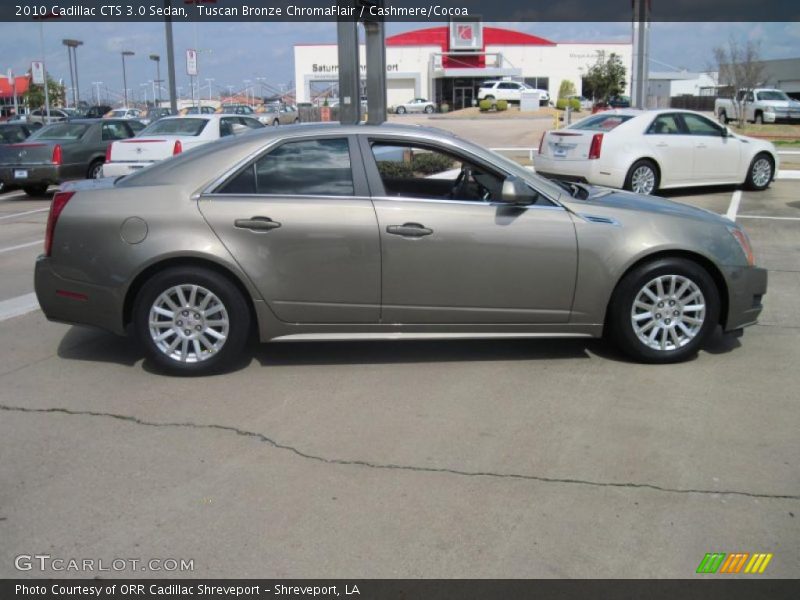 Tuscan Bronze ChromaFlair / Cashmere/Cocoa 2010 Cadillac CTS 3.0 Sedan
