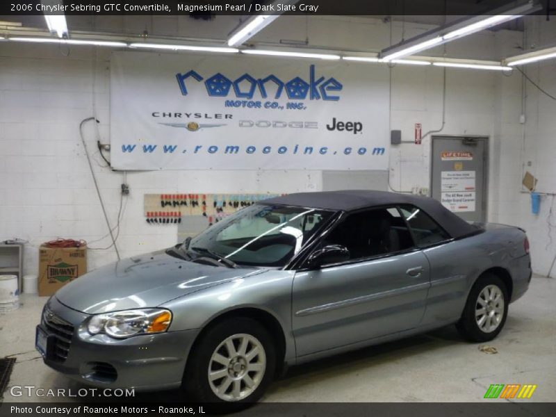 Magnesium Pearl / Dark Slate Gray 2006 Chrysler Sebring GTC Convertible