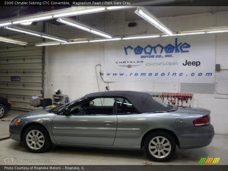 Magnesium Pearl / Dark Slate Gray 2006 Chrysler Sebring GTC Convertible