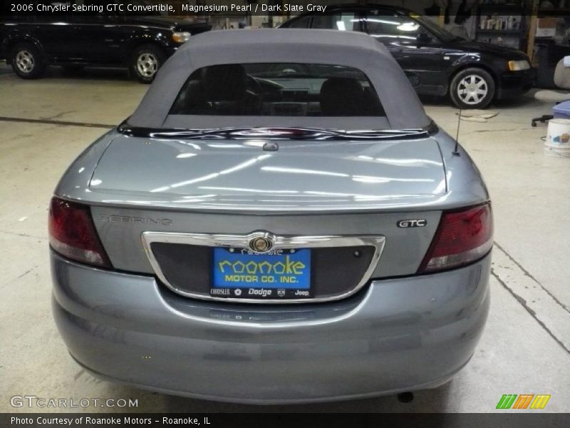 Magnesium Pearl / Dark Slate Gray 2006 Chrysler Sebring GTC Convertible