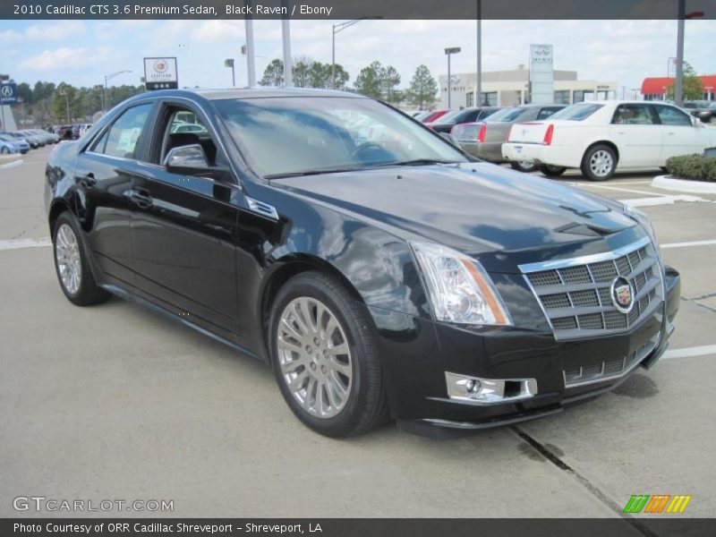 Black Raven / Ebony 2010 Cadillac CTS 3.6 Premium Sedan