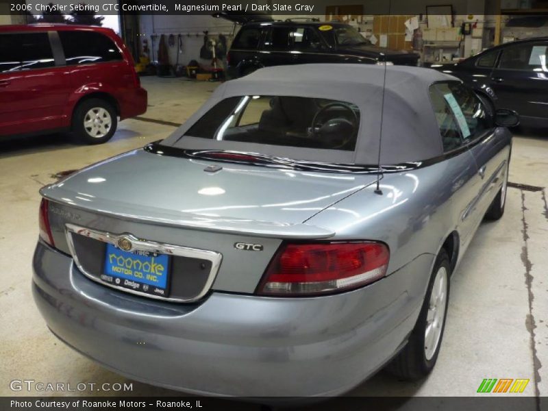 Magnesium Pearl / Dark Slate Gray 2006 Chrysler Sebring GTC Convertible