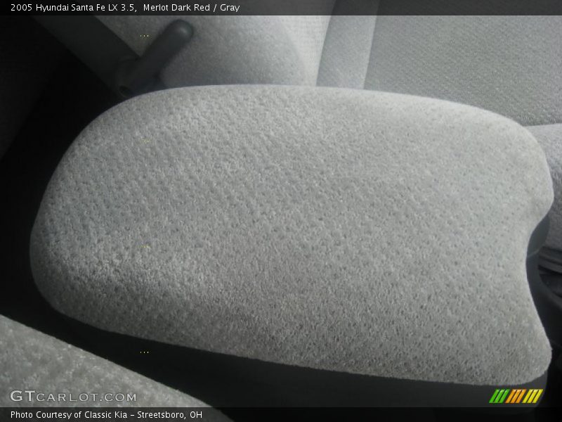 Merlot Dark Red / Gray 2005 Hyundai Santa Fe LX 3.5