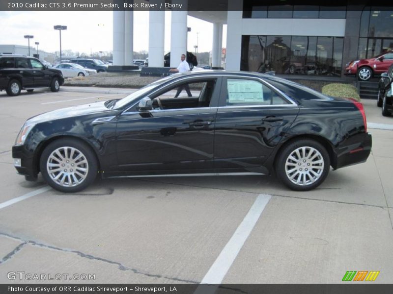 Black Raven / Ebony 2010 Cadillac CTS 3.6 Premium Sedan