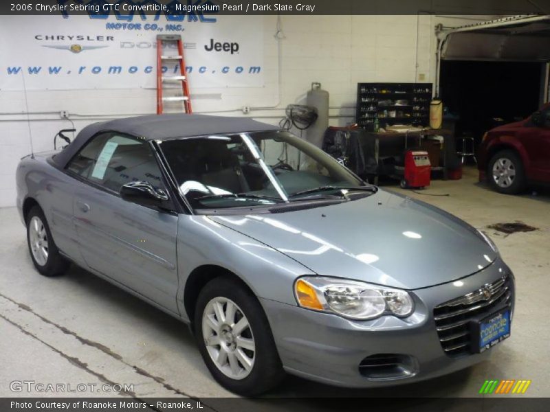 Magnesium Pearl / Dark Slate Gray 2006 Chrysler Sebring GTC Convertible