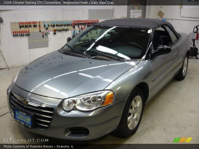 Magnesium Pearl / Dark Slate Gray 2006 Chrysler Sebring GTC Convertible