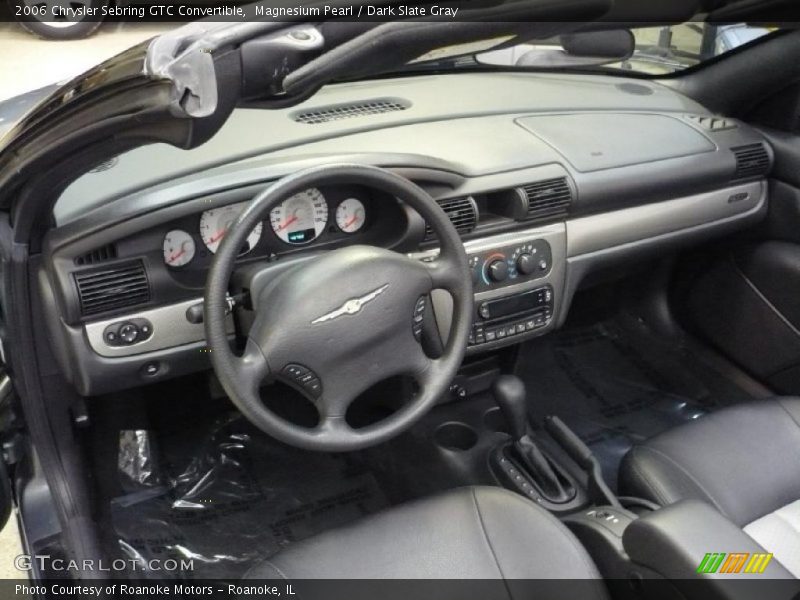 Magnesium Pearl / Dark Slate Gray 2006 Chrysler Sebring GTC Convertible