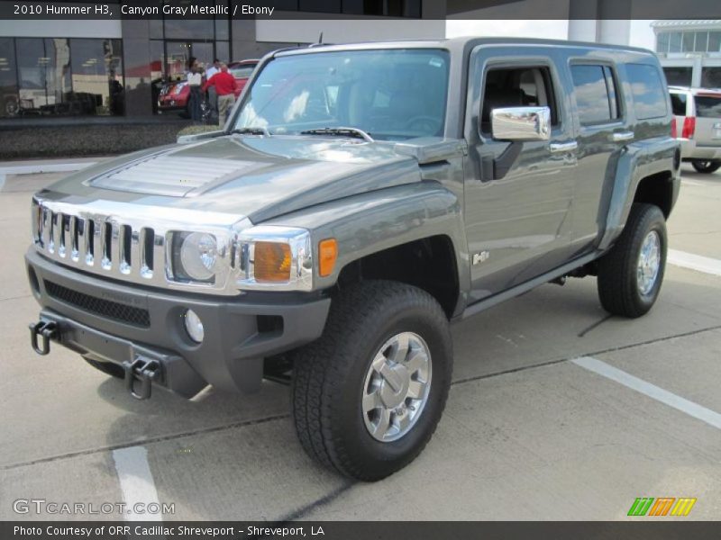 Canyon Gray Metallic / Ebony 2010 Hummer H3