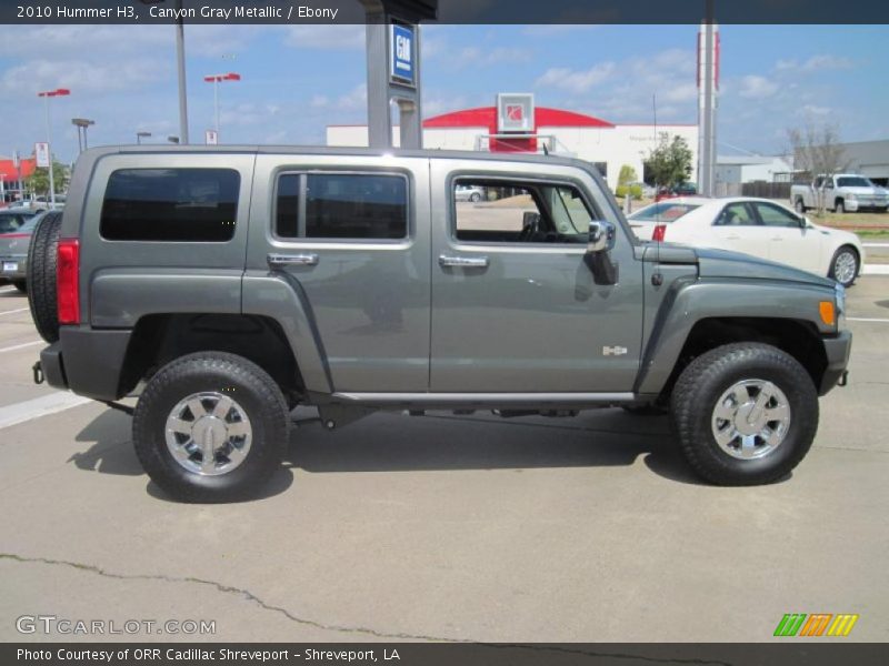 Canyon Gray Metallic / Ebony 2010 Hummer H3