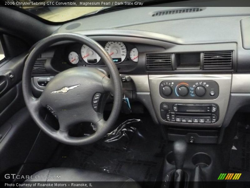 Magnesium Pearl / Dark Slate Gray 2006 Chrysler Sebring GTC Convertible