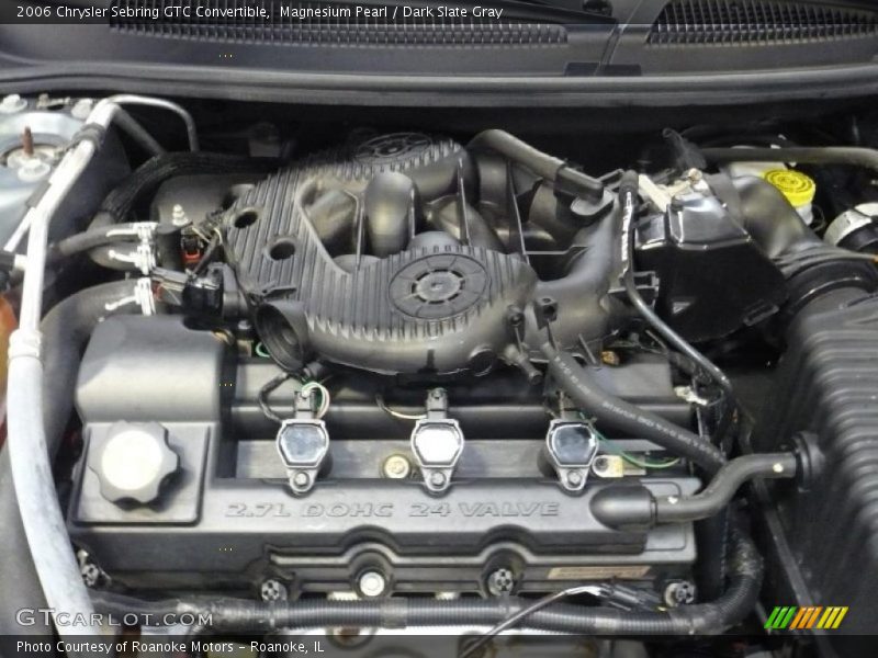 Magnesium Pearl / Dark Slate Gray 2006 Chrysler Sebring GTC Convertible