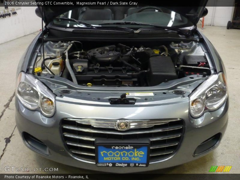Magnesium Pearl / Dark Slate Gray 2006 Chrysler Sebring GTC Convertible