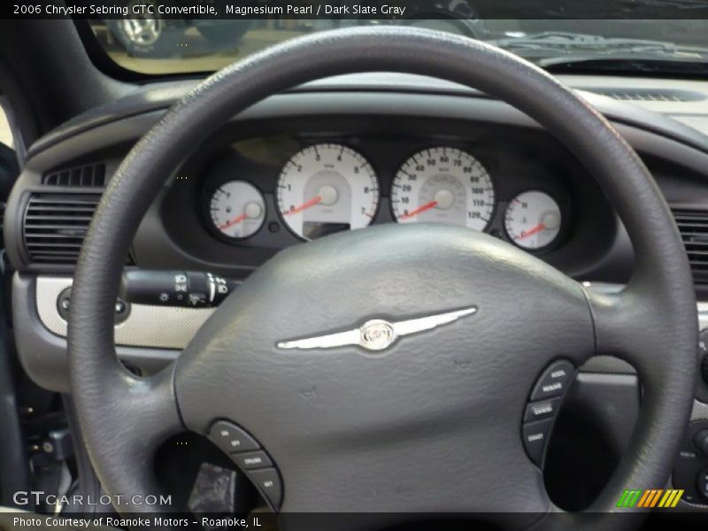 Magnesium Pearl / Dark Slate Gray 2006 Chrysler Sebring GTC Convertible