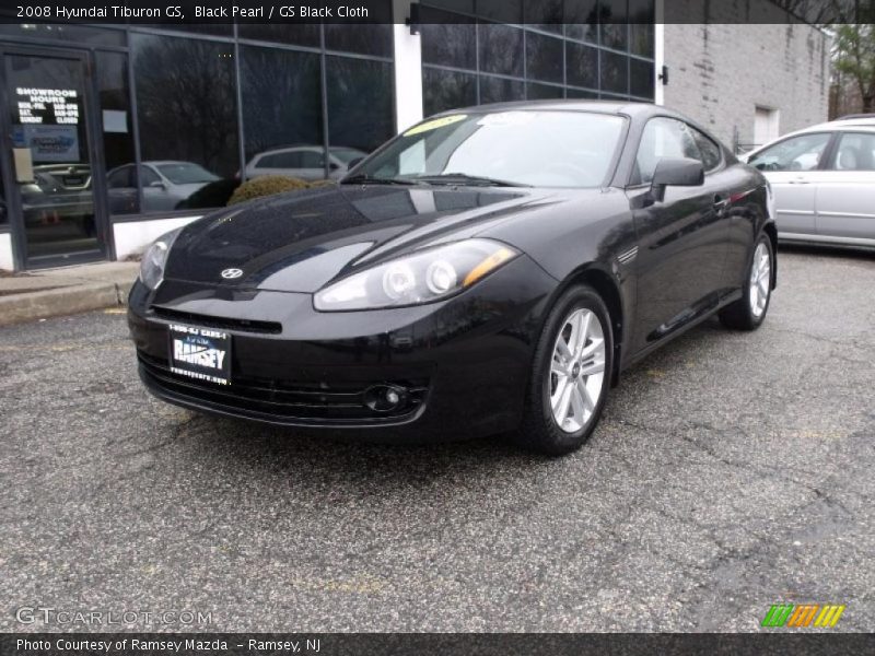 Black Pearl / GS Black Cloth 2008 Hyundai Tiburon GS
