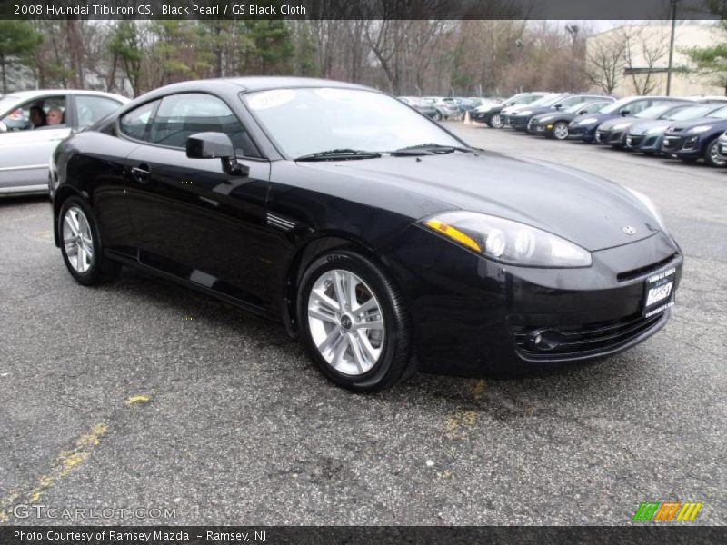 Black Pearl / GS Black Cloth 2008 Hyundai Tiburon GS
