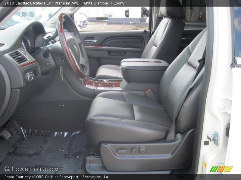 White Diamond / Ebony 2010 Cadillac Escalade EXT Premium AWD