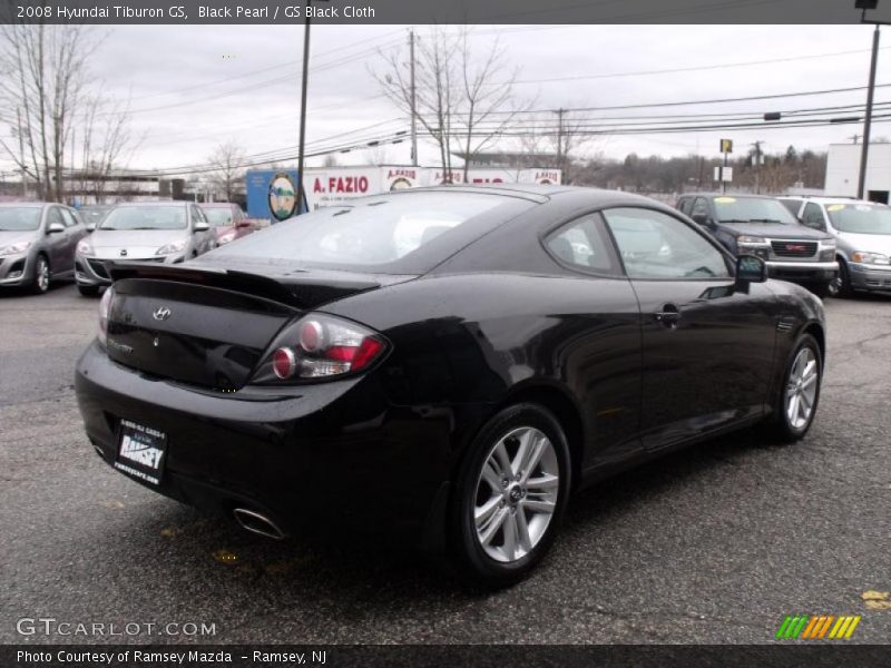 Black Pearl / GS Black Cloth 2008 Hyundai Tiburon GS