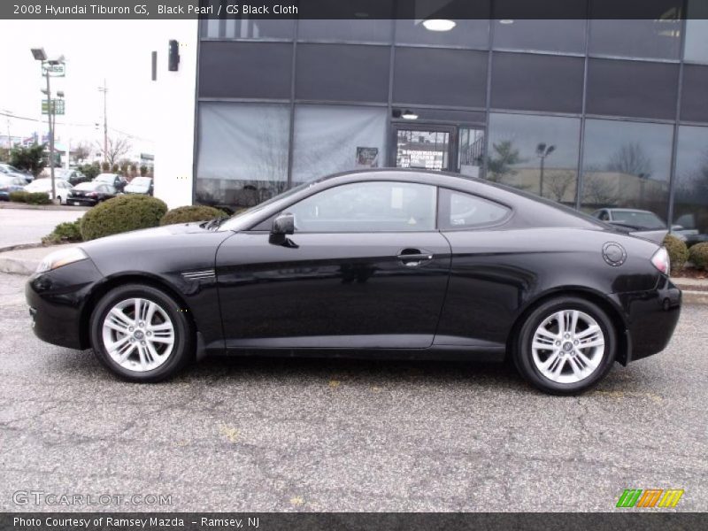 Black Pearl / GS Black Cloth 2008 Hyundai Tiburon GS