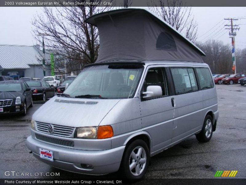 Reflex Silver Metallic / Gray 2003 Volkswagen EuroVan MV