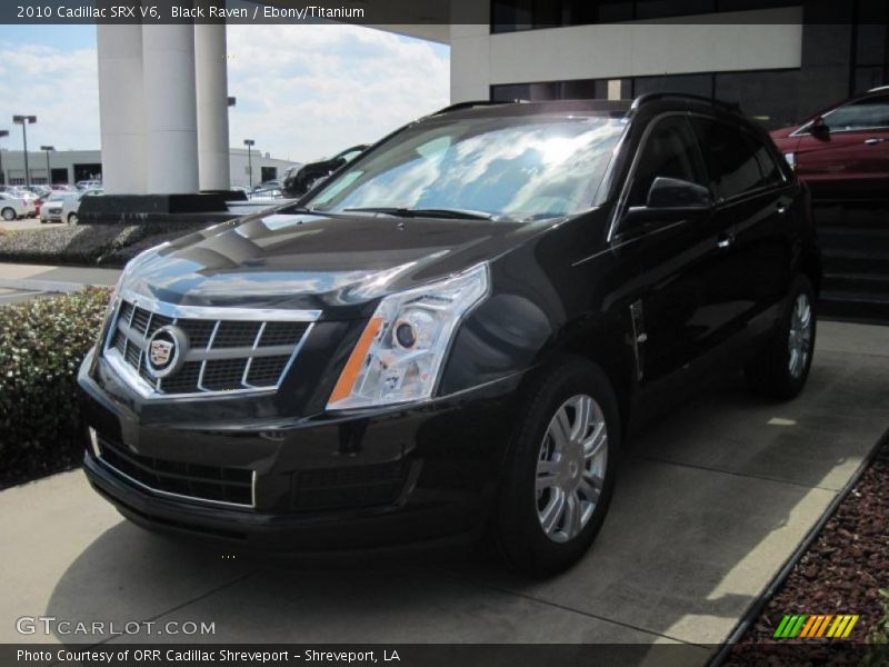 Black Raven / Ebony/Titanium 2010 Cadillac SRX V6