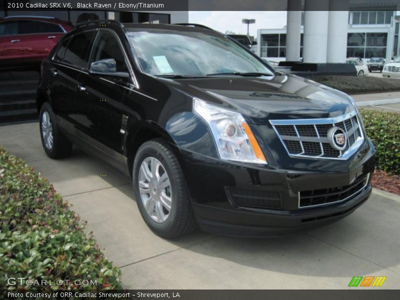 Black Raven / Ebony/Titanium 2010 Cadillac SRX V6