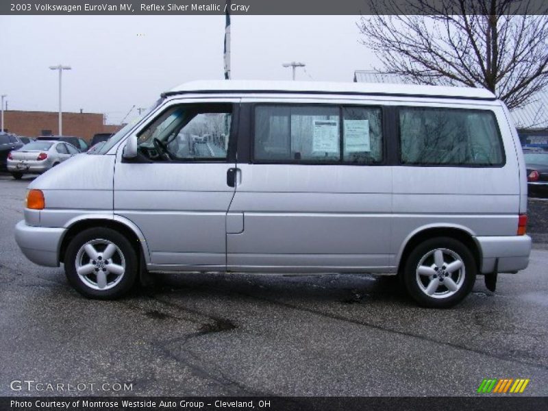 Reflex Silver Metallic / Gray 2003 Volkswagen EuroVan MV