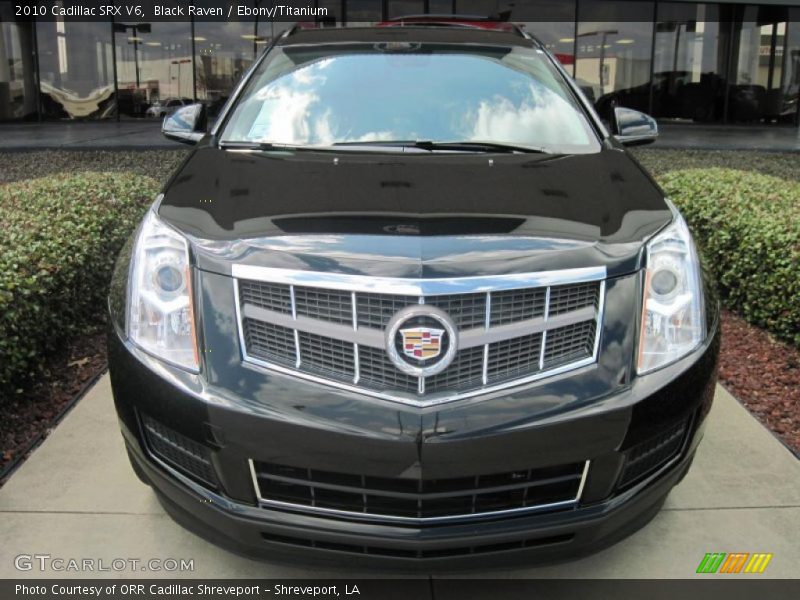 Black Raven / Ebony/Titanium 2010 Cadillac SRX V6