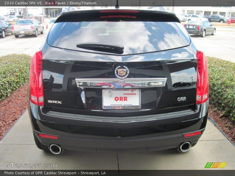 Black Raven / Ebony/Titanium 2010 Cadillac SRX V6