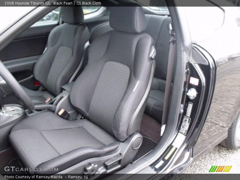 Black Pearl / GS Black Cloth 2008 Hyundai Tiburon GS