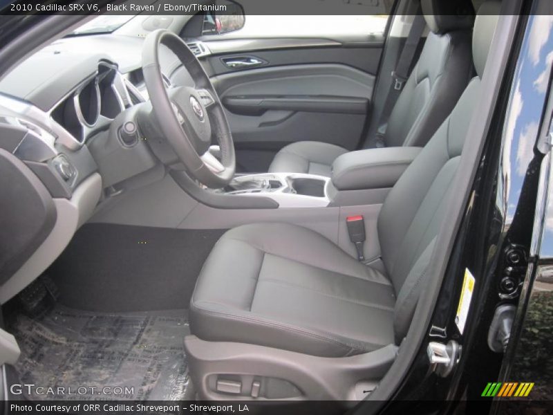 Black Raven / Ebony/Titanium 2010 Cadillac SRX V6