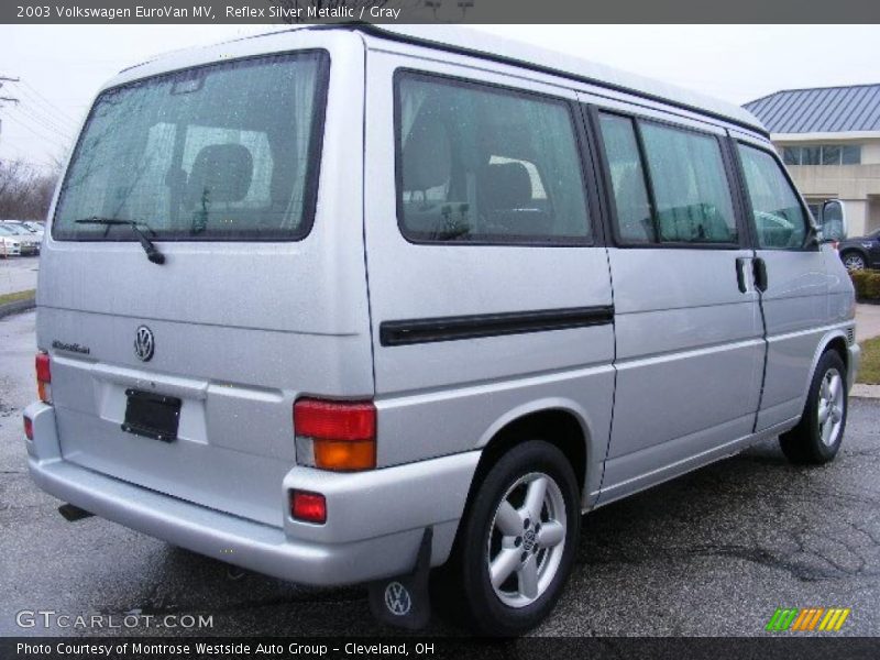 Reflex Silver Metallic / Gray 2003 Volkswagen EuroVan MV