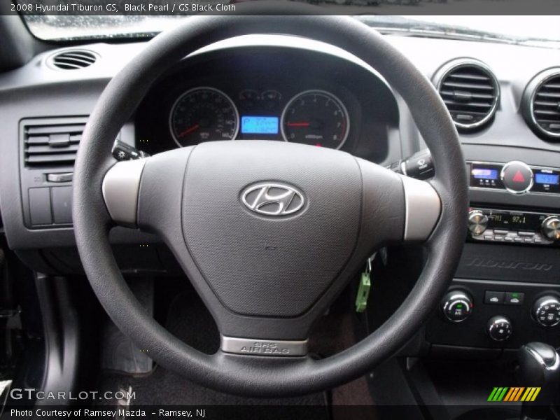 Black Pearl / GS Black Cloth 2008 Hyundai Tiburon GS