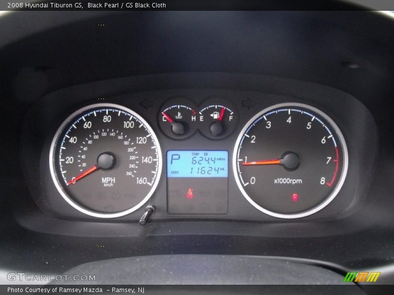 Black Pearl / GS Black Cloth 2008 Hyundai Tiburon GS